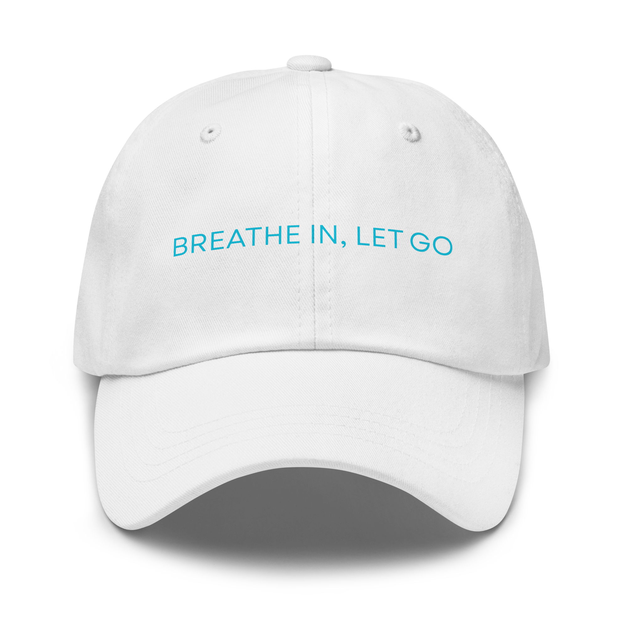 BREATHE IN, LET GO Dad Hat — Adjustable Strapback