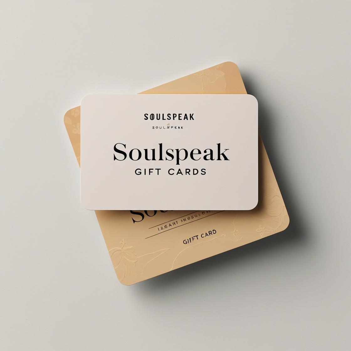 SoulSpeak Digital Gift Card